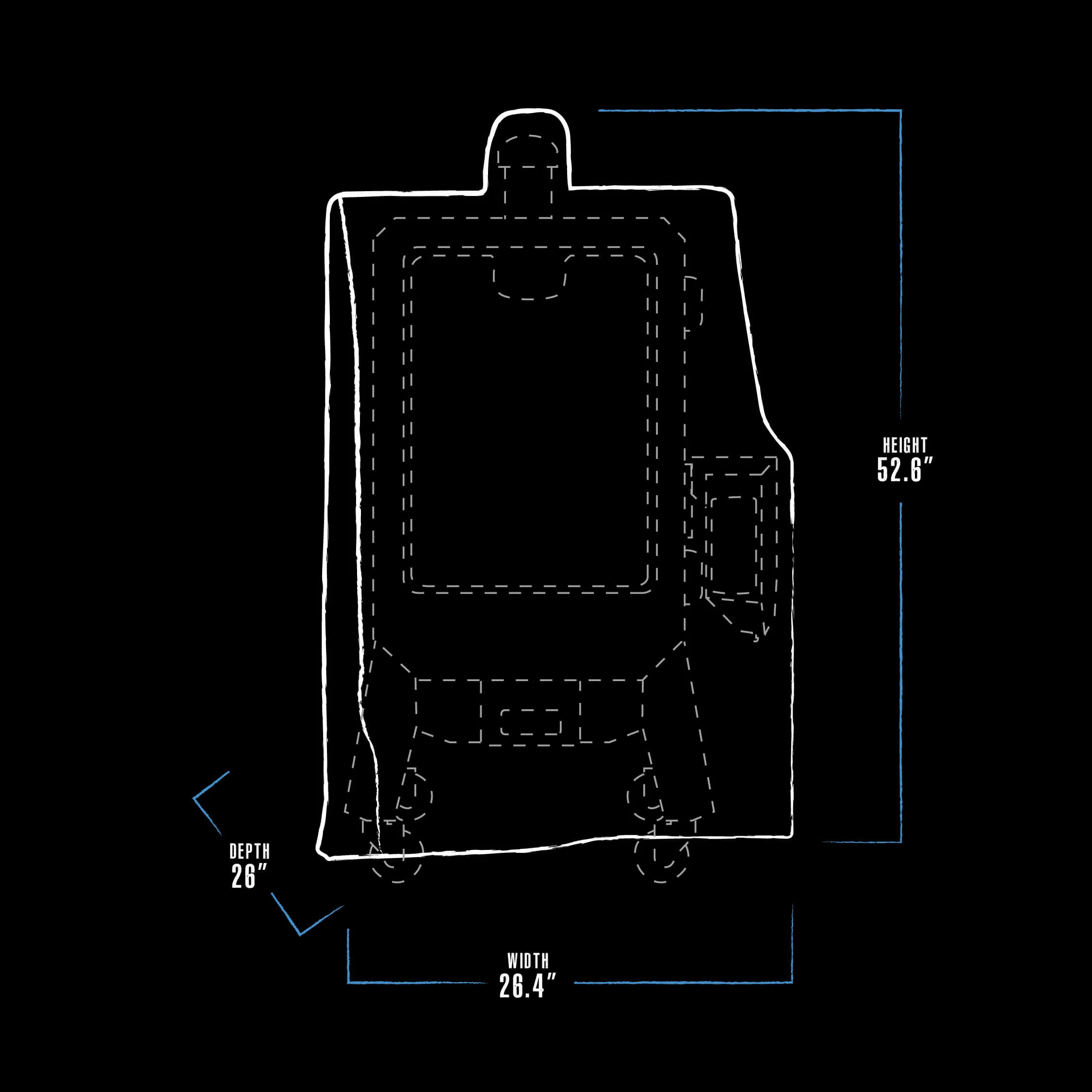 Navigator 6-Series Vertical Smoker Cover - Image 2