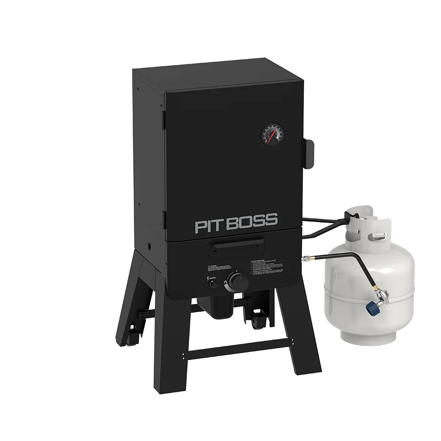 Pit Boss 30" Gas Vertical Smoker with Built-In Thermometer - Image 4