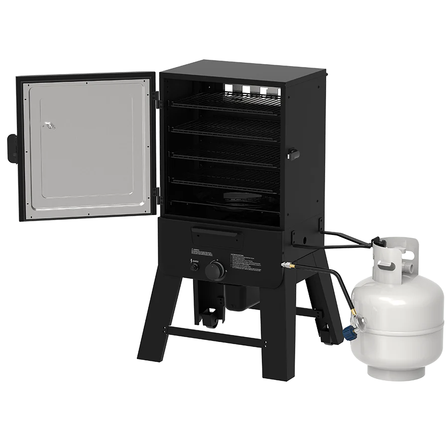 Pit Boss 30" Gas Vertical Smoker with Built-In Thermometer - Image 5