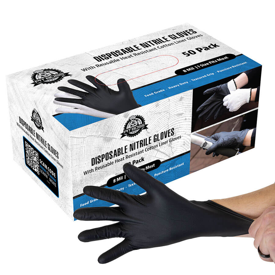 Pit Boss Disposable Nitrile Gloves - 50 pack
