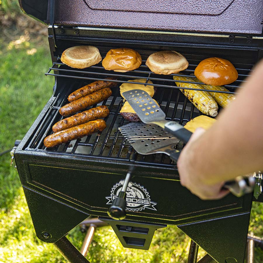 Mahogany Series 260 Portable Wood Pellet Grill with Cover - Image 4