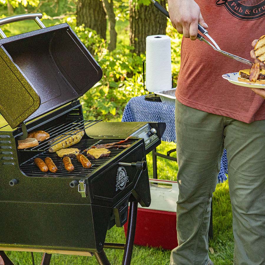 Mahogany Series 260 Portable Wood Pellet Grill with Cover - Image 5