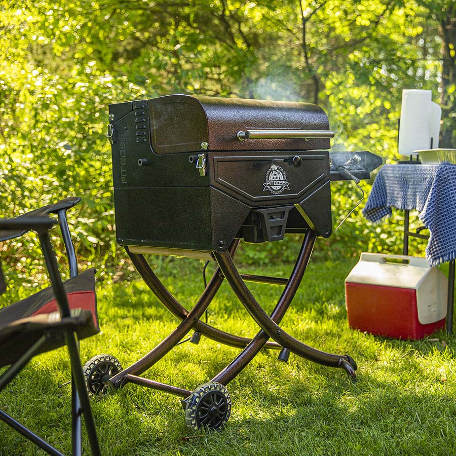 Mahogany Series 260 Portable Wood Pellet Grill with Cover - Image 6