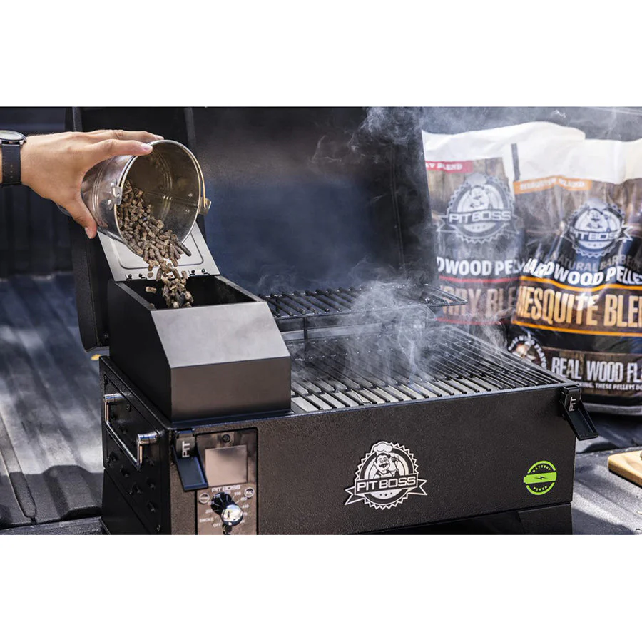 Pit Boss Portable Battery Powered Wood Pellet Grill with Cover - Image 5