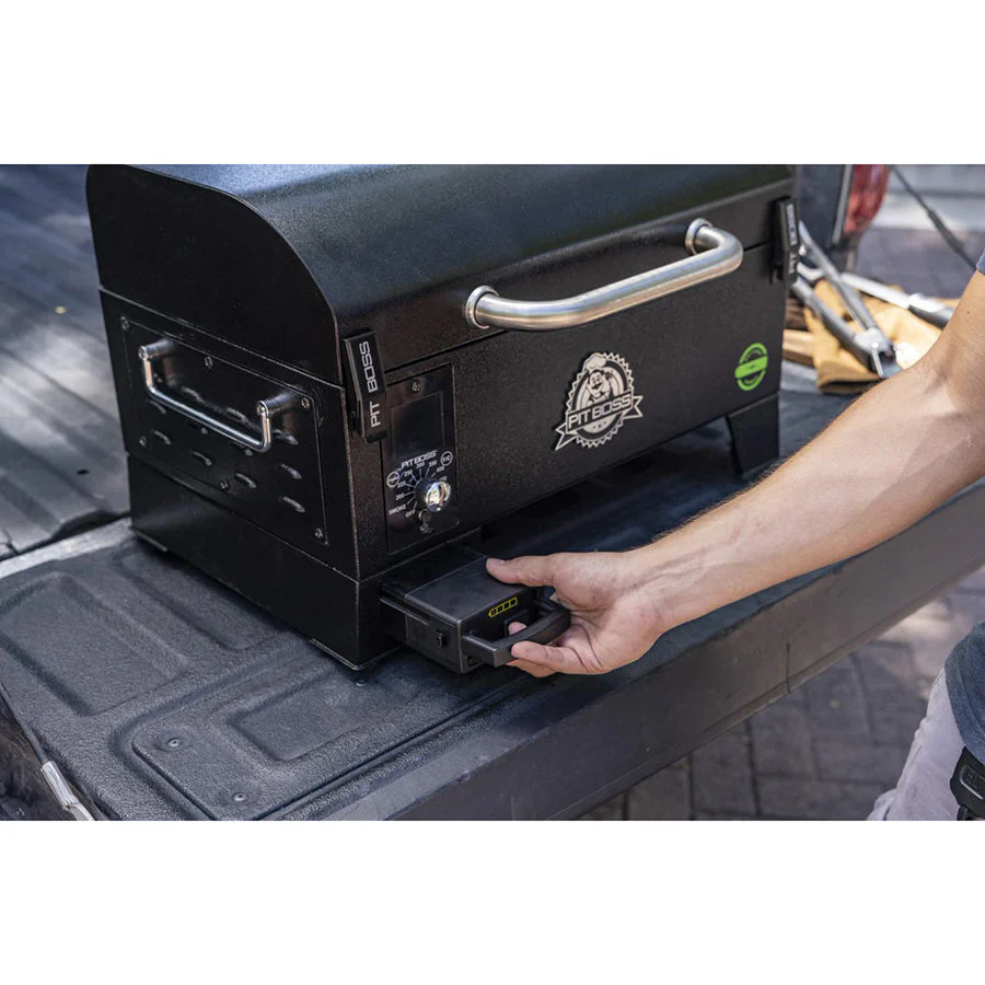 Pit Boss Portable Battery Powered Wood Pellet Grill with Cover - Image 8